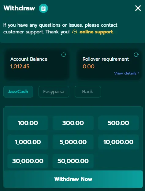 1ppp withdraw